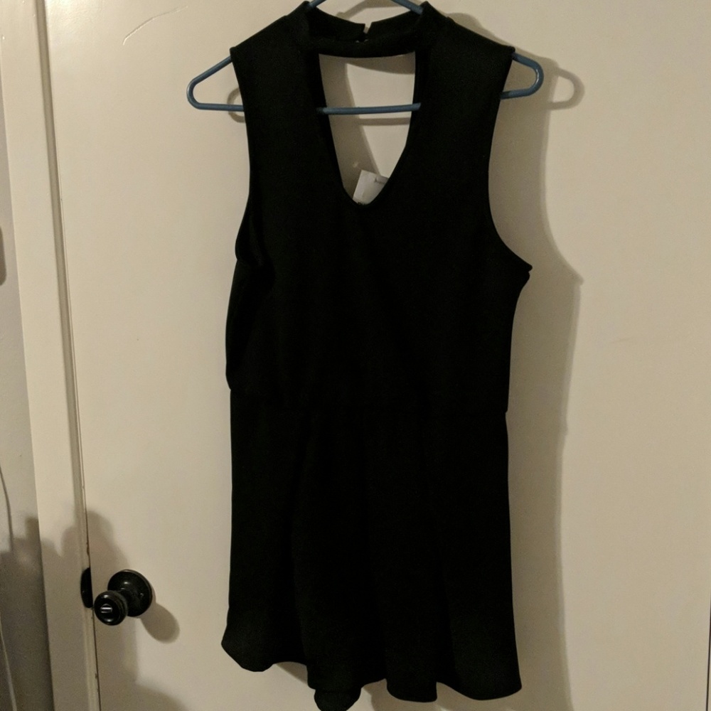 NWT Rue 21 Black Choker Romper